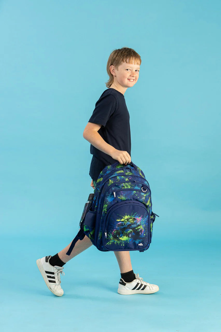 Backpack – Mega wheels School Bag Spencil Big Kids