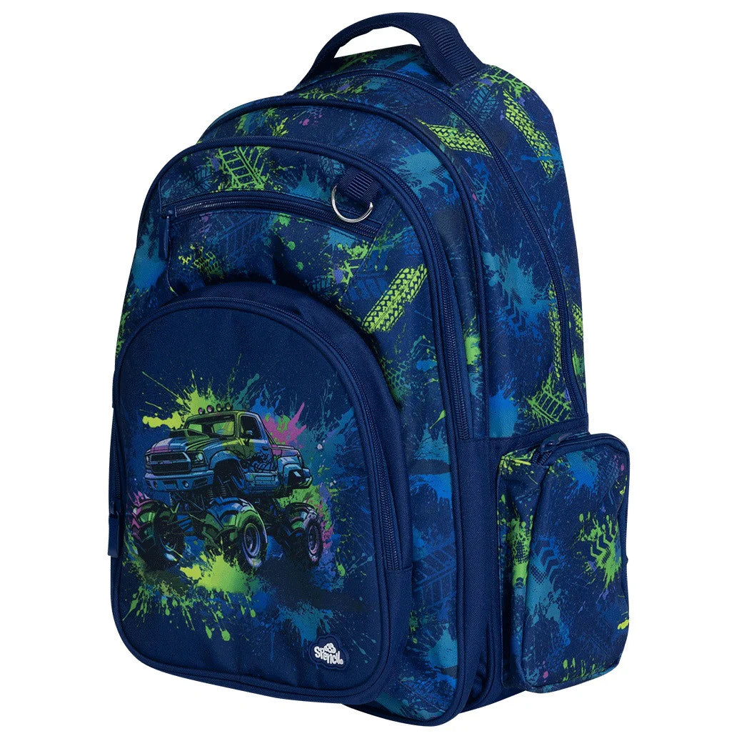 Backpack – Mega wheels School Bag Spencil Big Kids
