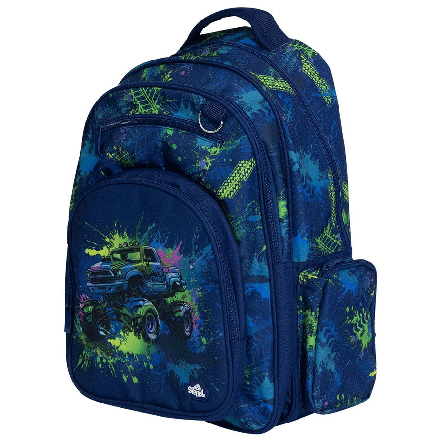 Backpack – Mega wheels School Bag Spencil Big Kids