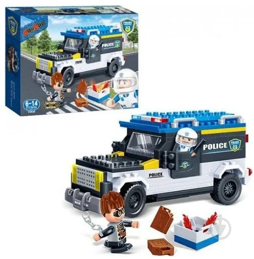 Police Van large Banbao blocks 7005