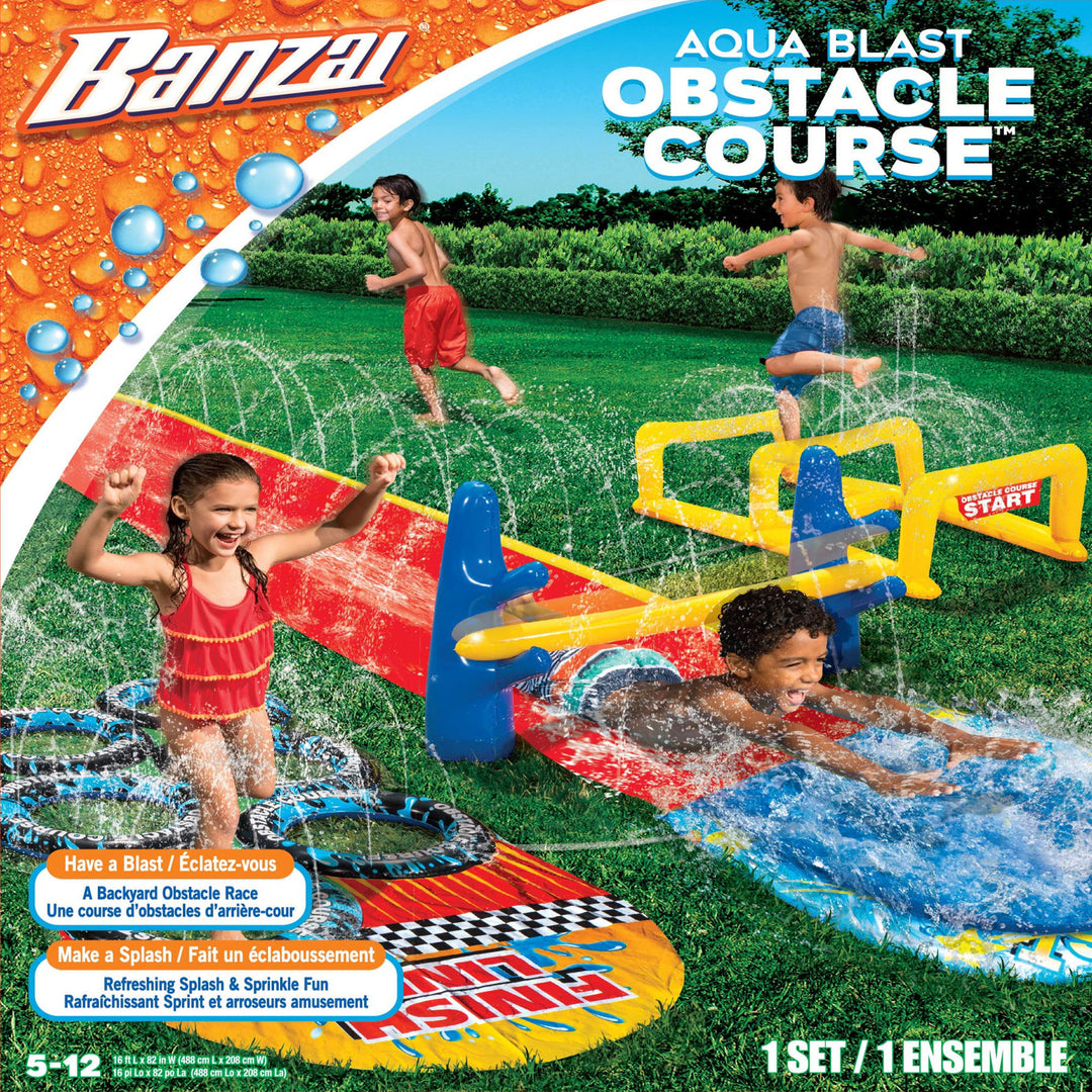 Banzai Aqua Blast Obstacle Course