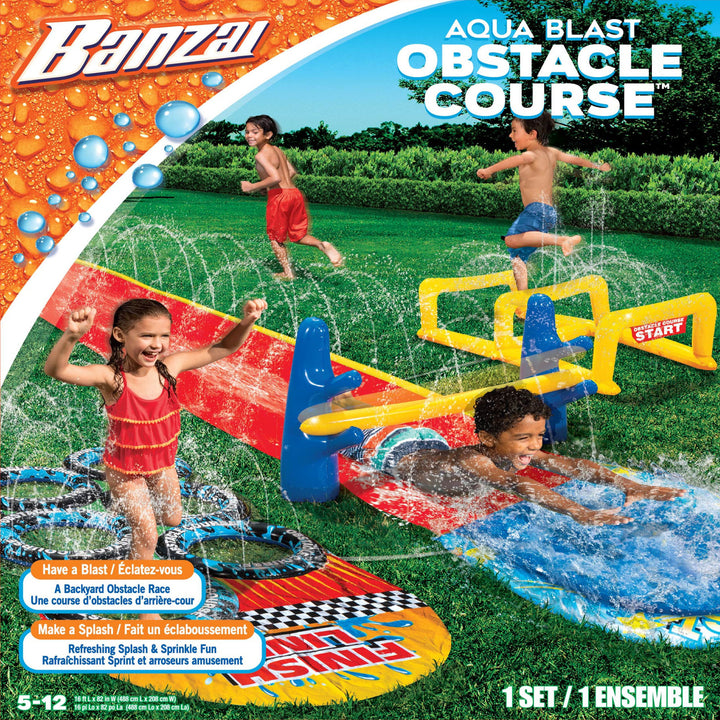 Banzai Aqua Blast Obstacle Course