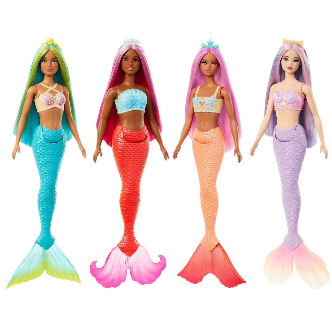 Barbie doll mermaid four assorted colours