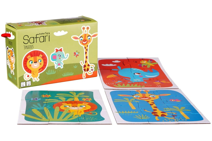 Barbo Toys - 3 Puzzle Safari