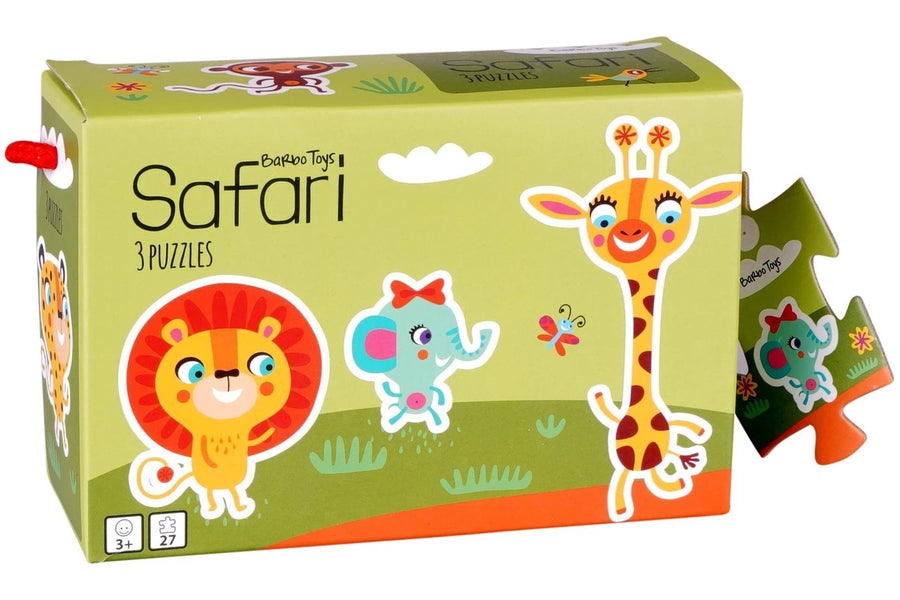 Barbo Toys - 3 Puzzle Safari