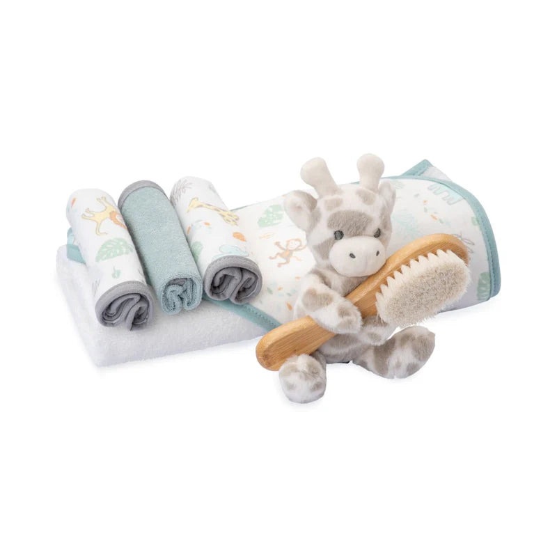 The Little Linen Company - Safari Baby Bath Gift Set