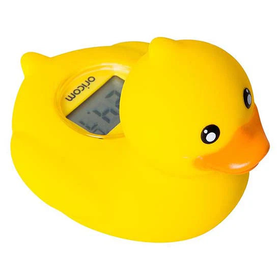 yellow duck bath thermometer