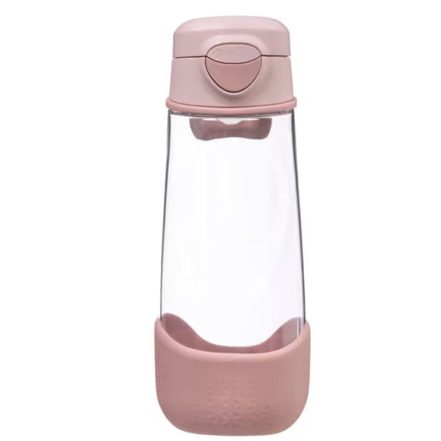 b.box drink bottle 600ml spout Blush Crush