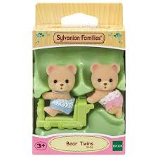 Sylvanian Families bear twins in packaging