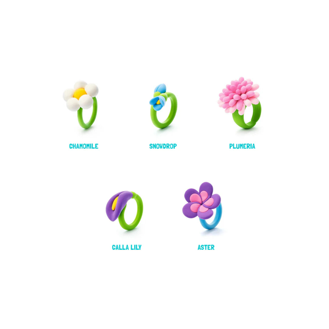 Bijou Flower Rings Accessories Creation Set