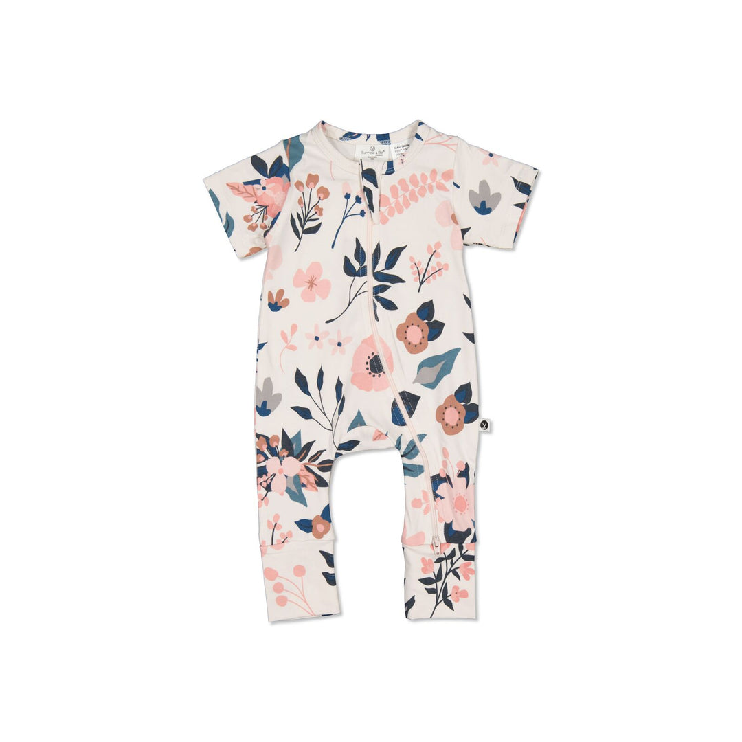 Burrow and Be Pink Clementine Zip suit NEW BORN SIZE