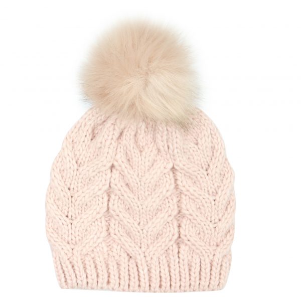 Cable Beanie with Pom Pom Foote Street