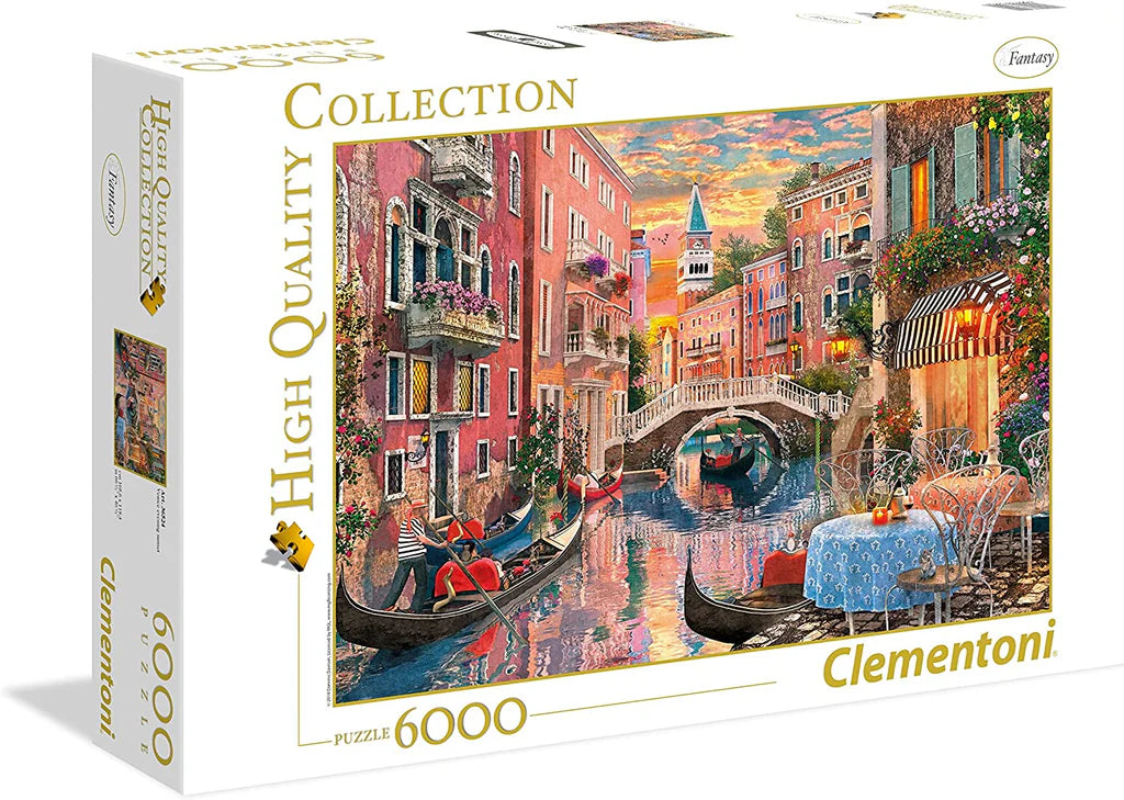 Clementoni 6000 Piece Jigsaw Puzzle - Venice evening Sunset