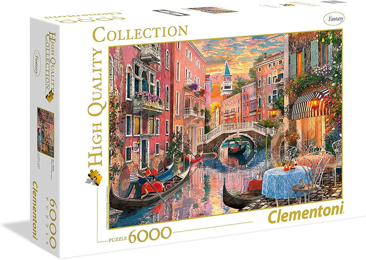 Clementoni 6000 Piece Jigsaw Puzzle - Venice evening Sunset