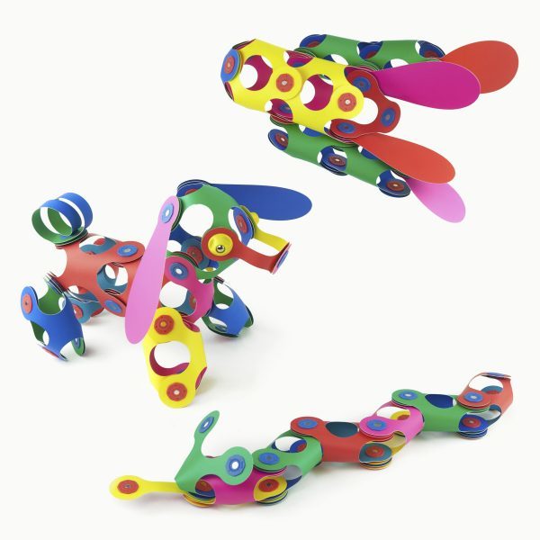 Clixo Rainbow Pack 42pc magnetic play