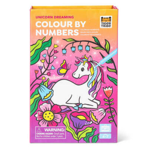  Colouring Set Unicorn Dreaming colour by numbers 