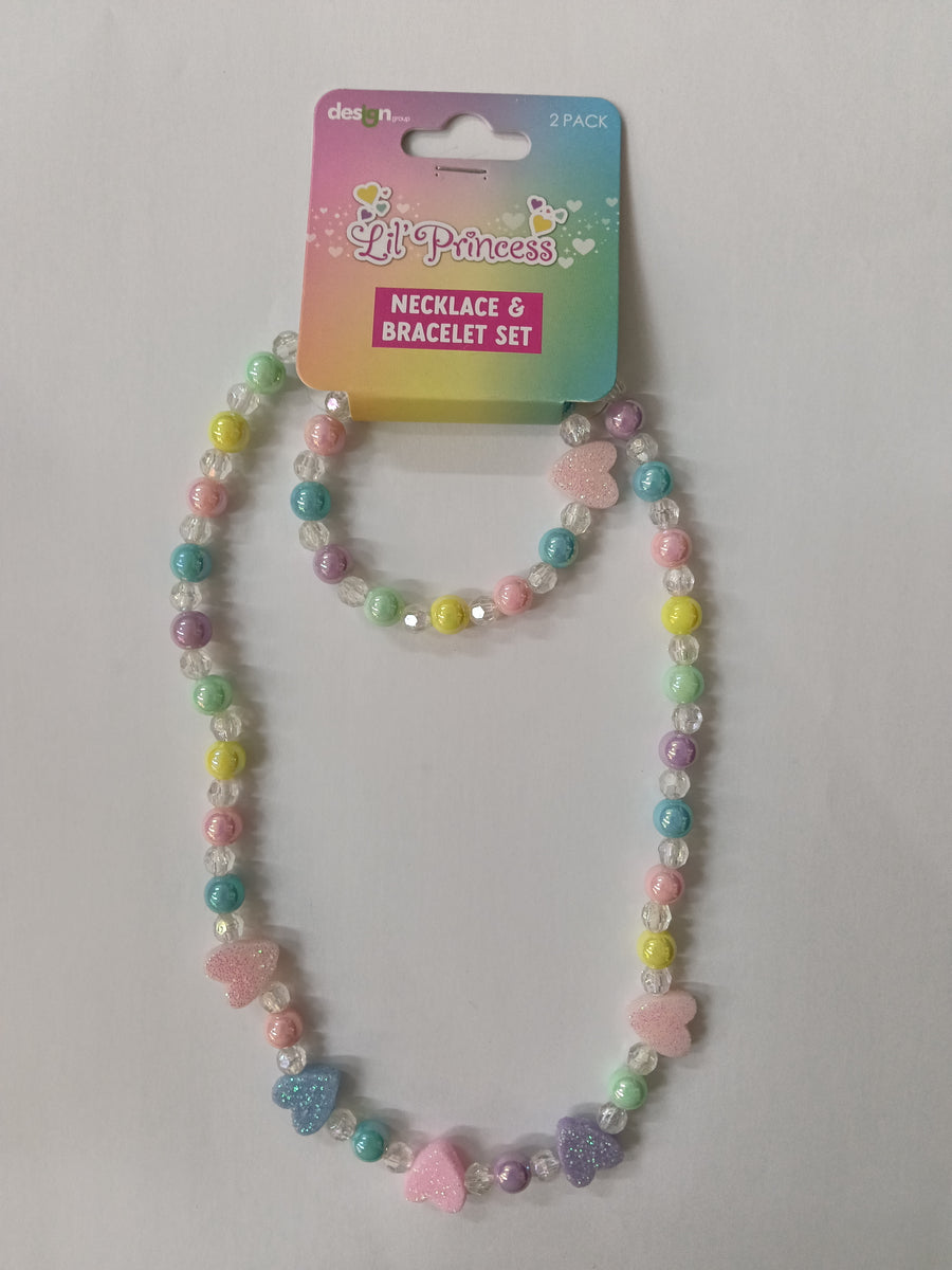 Colourful Heart Necklace lil Princess