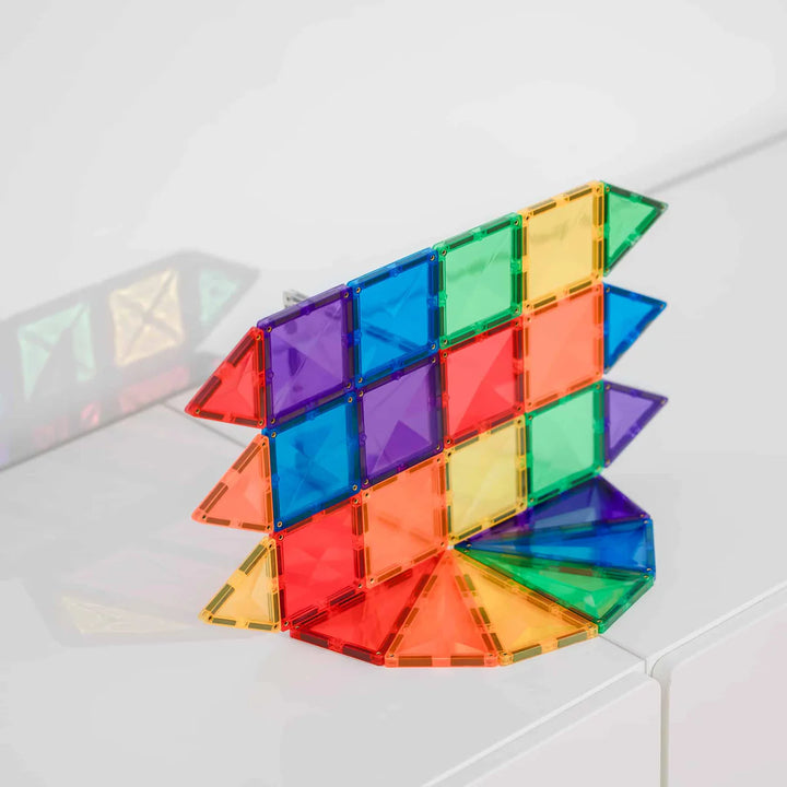 Connetix Magnetic Tiles Rainbow