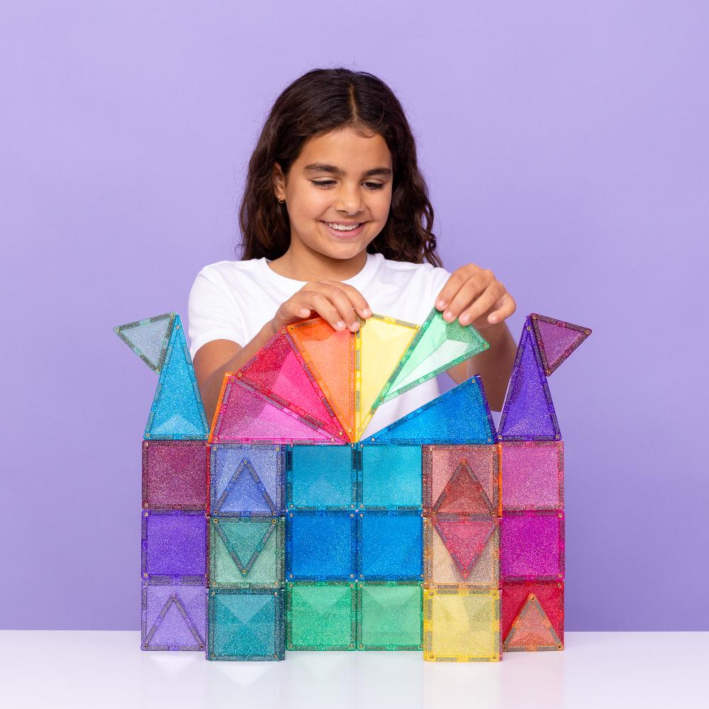 connetix-glitter-castle-kidzstuffonline
