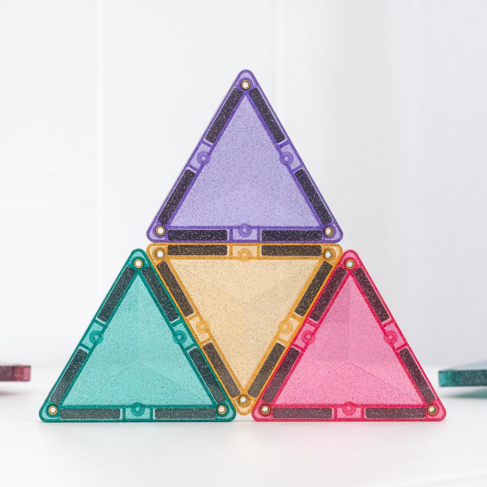 glitter connetix tiles