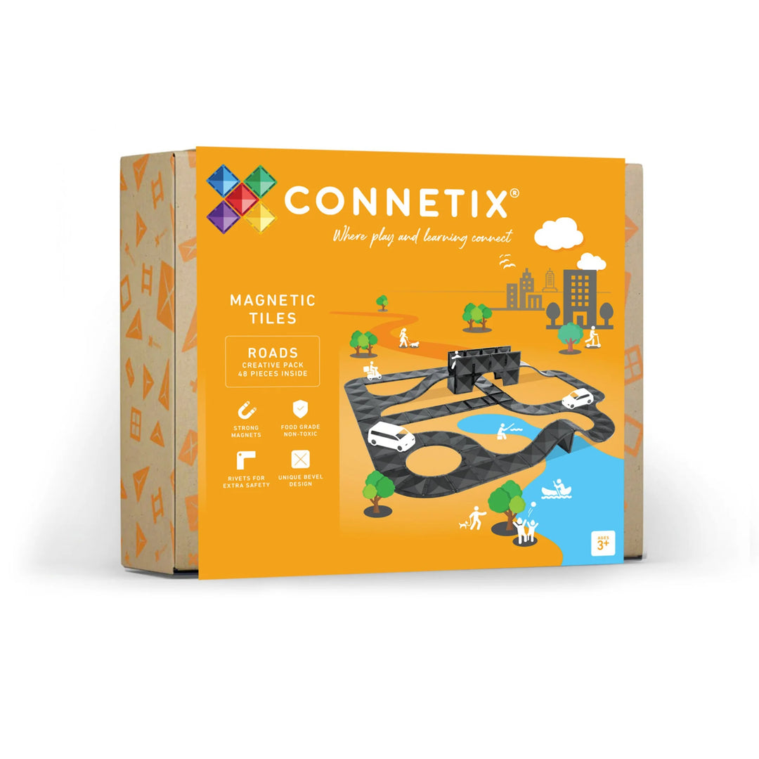 Connetix magnetic tiles Roads Creative Pack 48 pieces