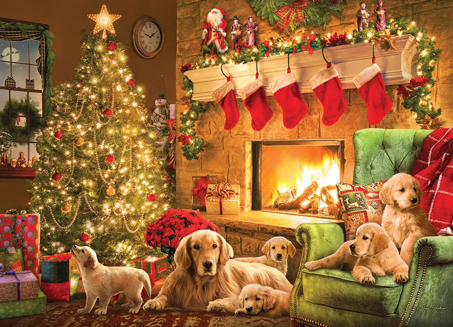cobble hill cozy fireplace puzzle