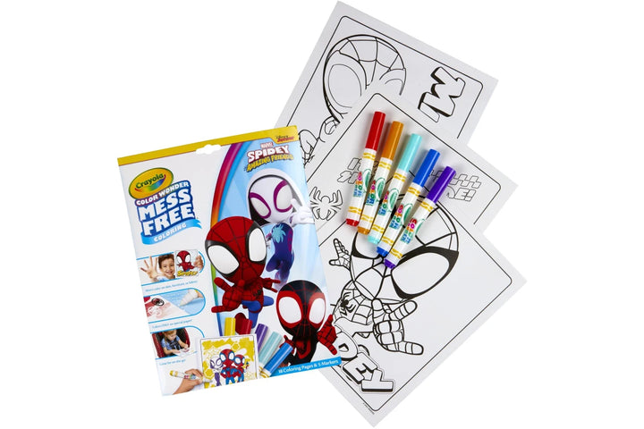 Crayola Mess Free Colouring - Spidey And His Amazing Friends