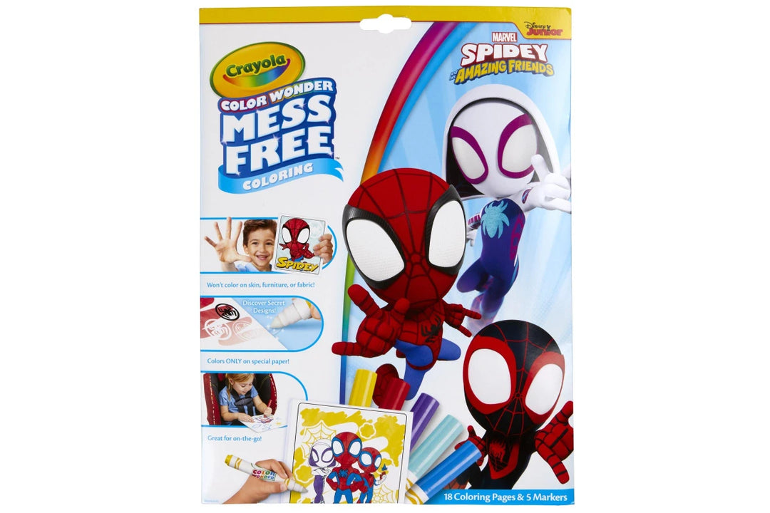 Crayola Mess Free Colouring - Spidey And His Amazing Friends