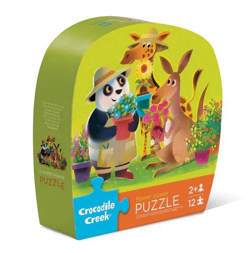 Crocodile Creek 12pc Mini Puzzle - Flower Power