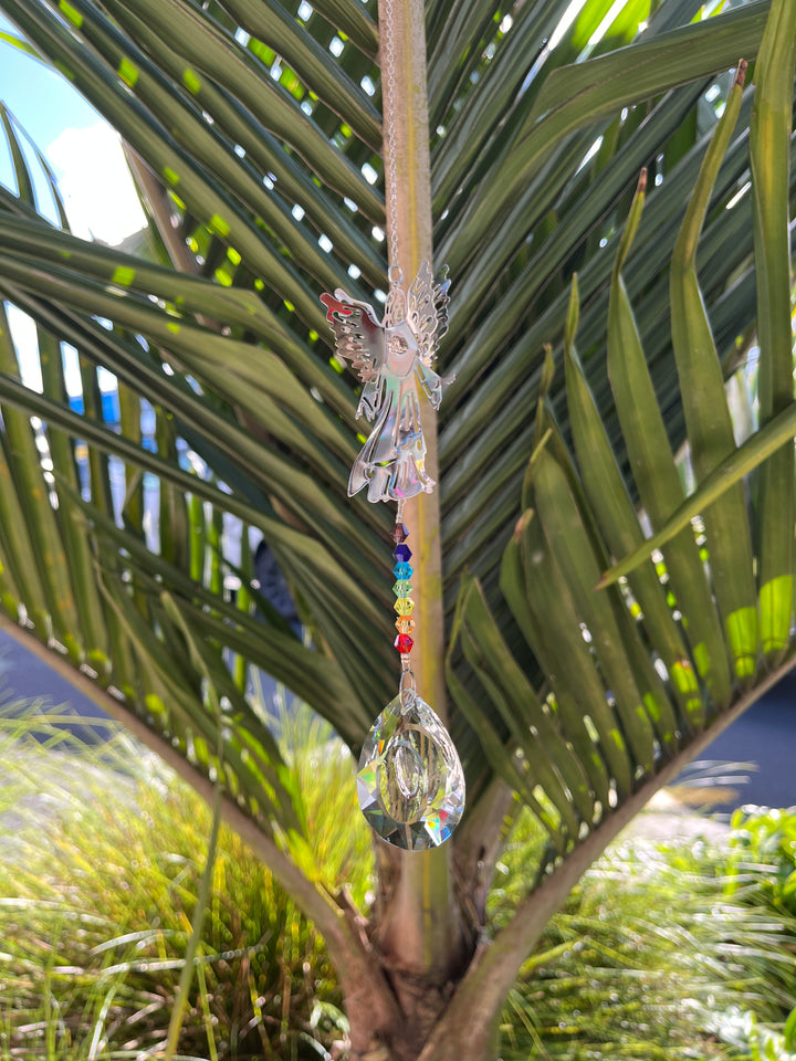 angel suncatcher crystal