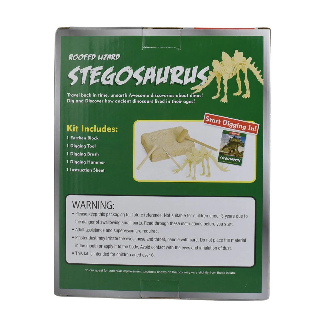 roofed lizard Stegosaurus Excavation kit
