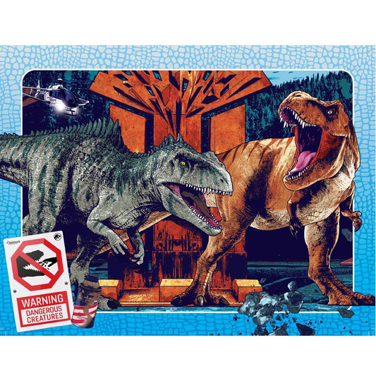 Jurassic World Dominion Dinosaur Puzzle Dino Battle