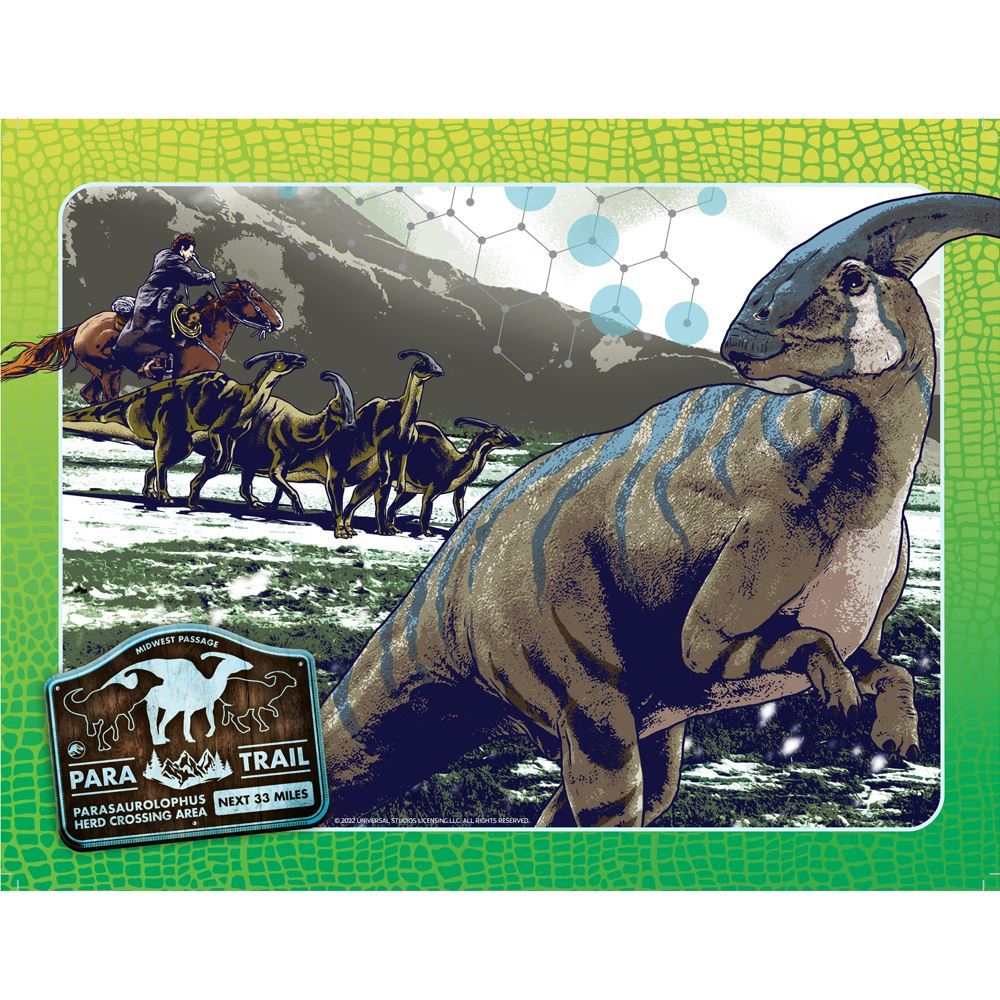 Jurassic World Dominion Dinosaur Puzzle Para Trail