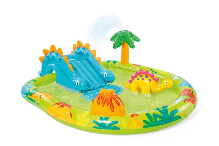 Intex Dinosaur paddling pool with slide