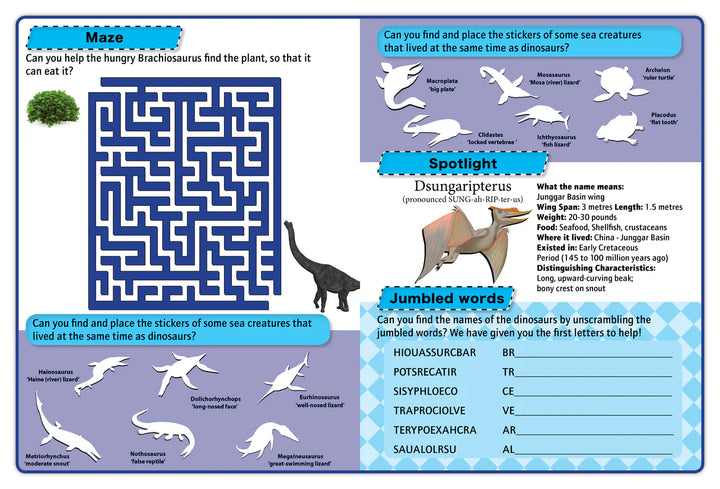 Discover Dinosaurs - Find, Stick and Learn