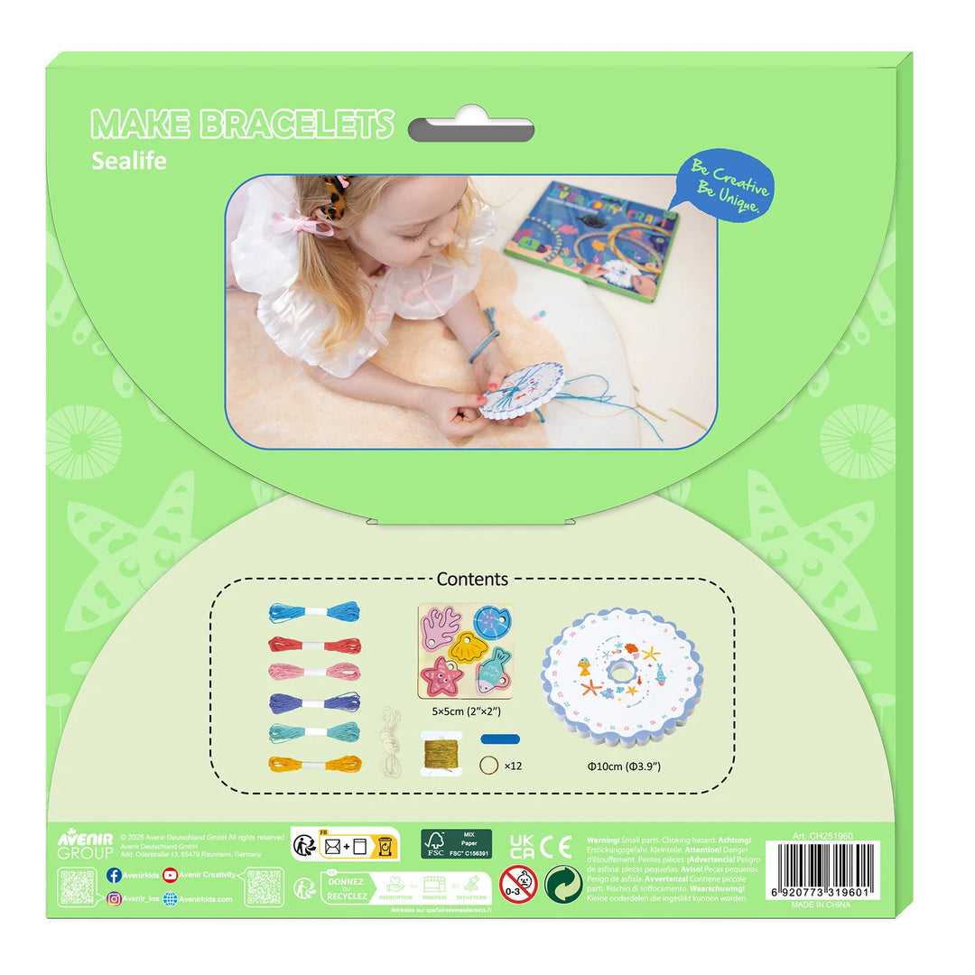 Avenir Everyday Craft Make Bracelets - Sea Life