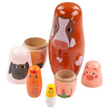 Nesting Dolls Farm Animals