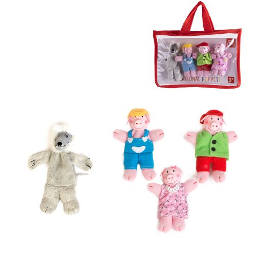 Finger Puppets 3 Little Pigs