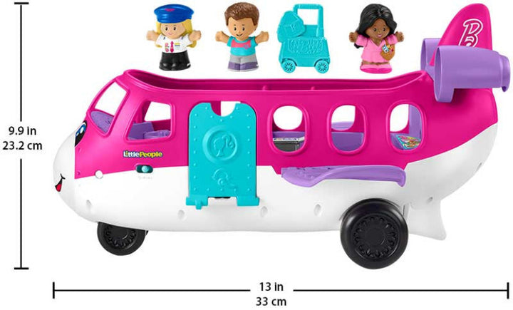 Barbie Dream Plane - Little people Fisher Price measurements