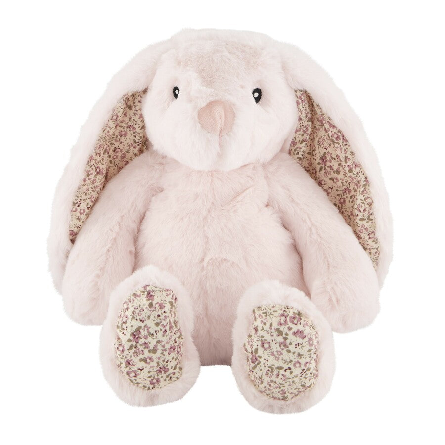 Flopsy Floral Sweet Pink Plush Bunny