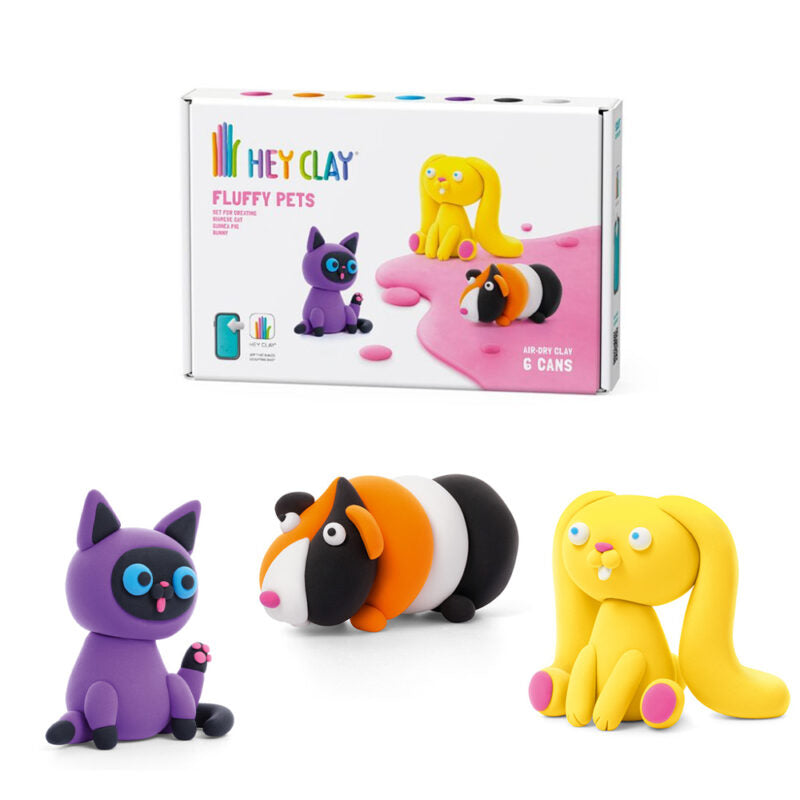 Hey Clay Fluffy Pets - 6 Cans
