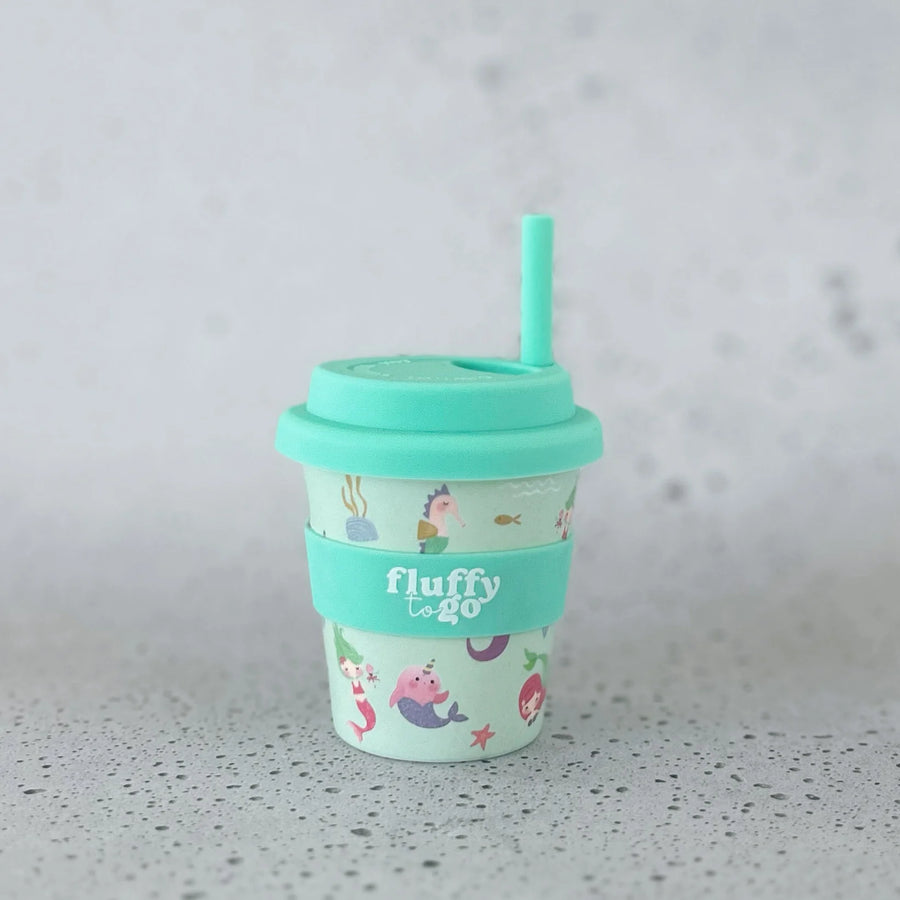 Fluffy to go Mysical mermaid 8oz 240ml hot chocolate cup