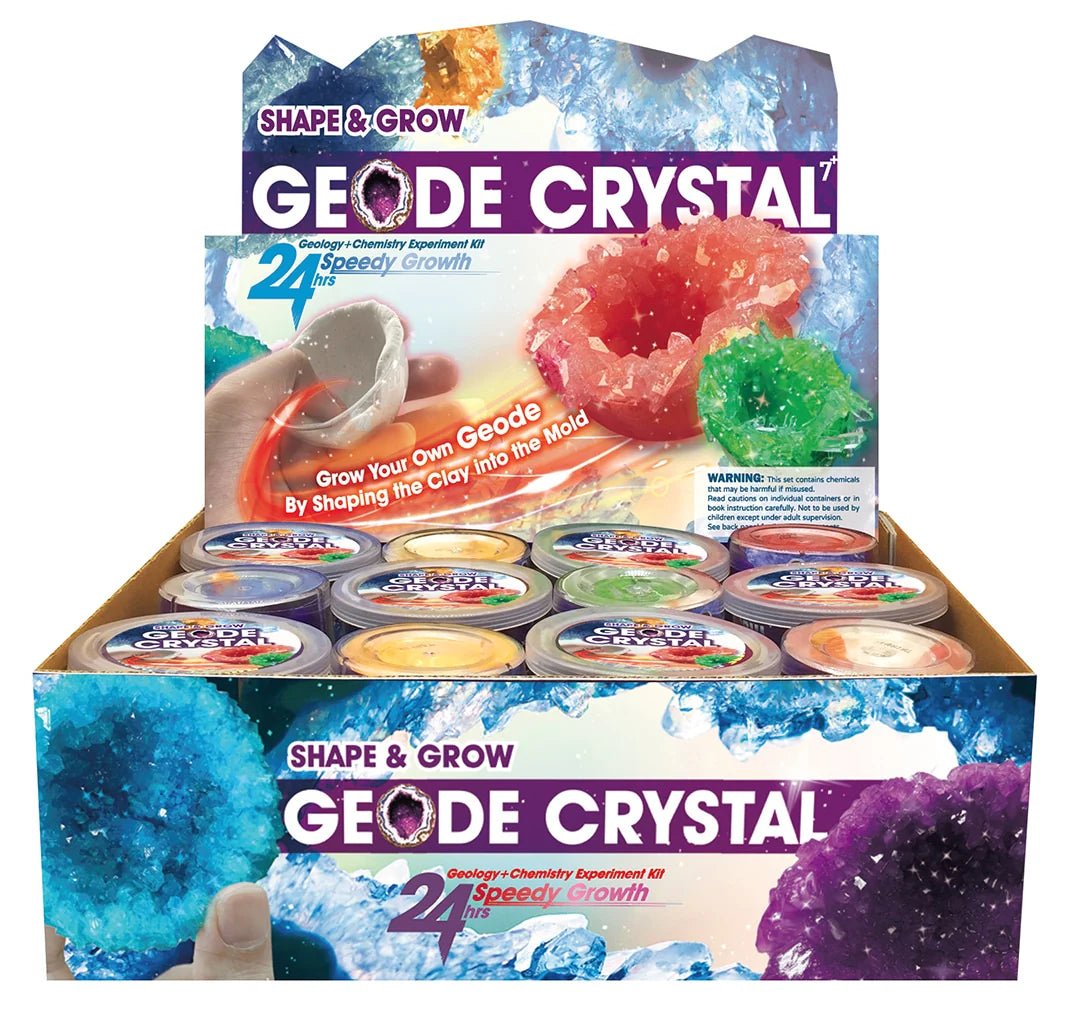 Shape and Grow Geode Crystal