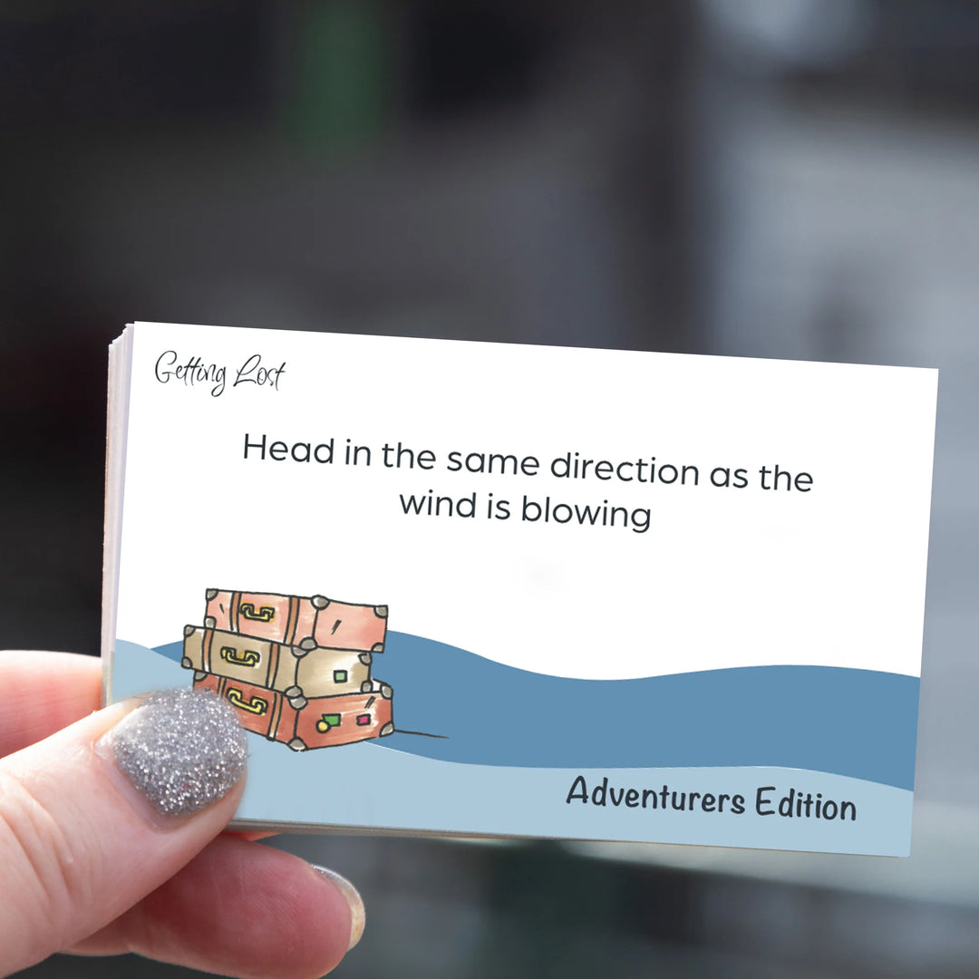 Getting Lost adventurers Game sample card