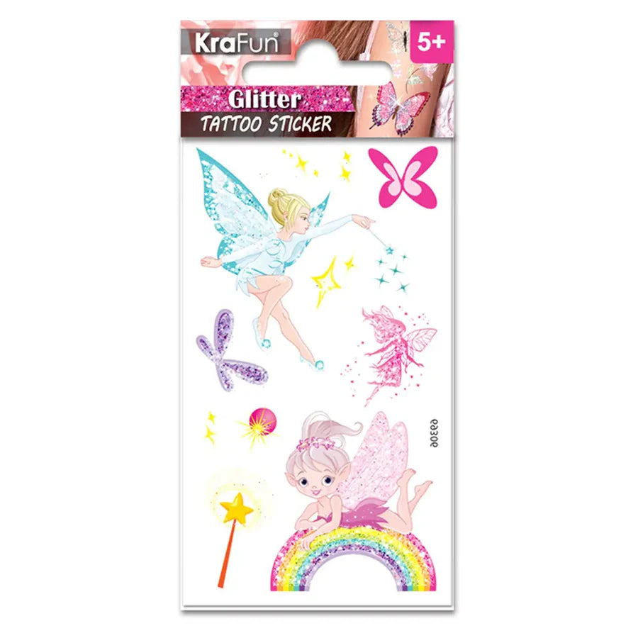 Glitter Fairy Tattoo Sticker