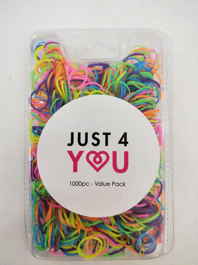 Hair Elastics 1000 piece