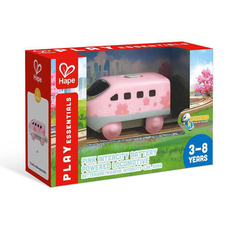 Hape Intercity Battery Powered Locomotive Pink