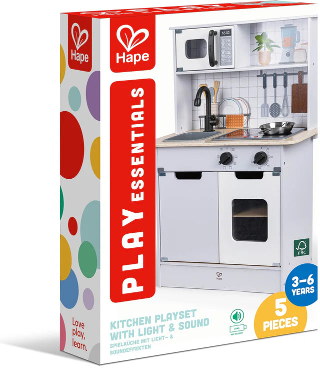 Wooden kitchen with lights and sounds HAPE