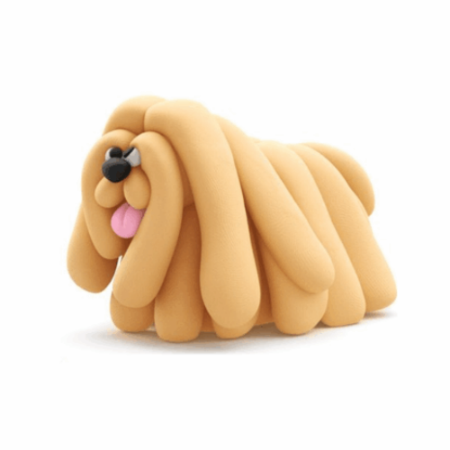 Hey Clay Dog Buddies Komondor Moody