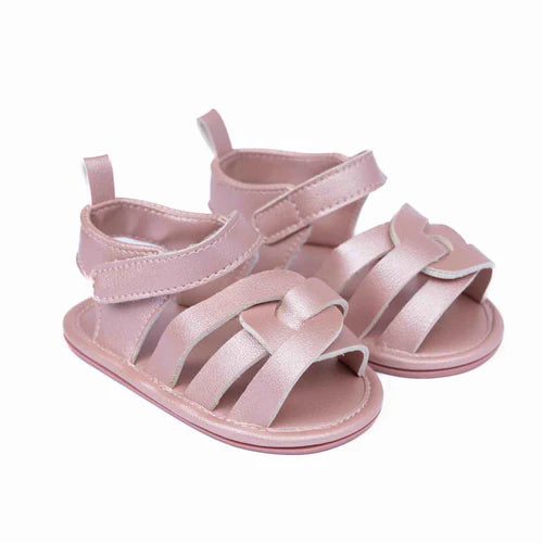 hi-hop Linked Sandal-Metallic Pink 6-12m